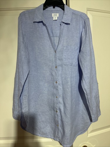 Sigrid olsen 100 linen blue - olsen,